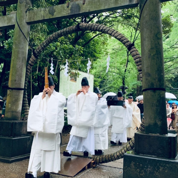 赤坂氷川神社の「夏越の大祓式」に参加してみた